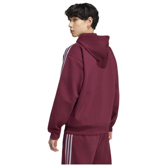 Adidas Ανδρική ζακέτα Essentials 3-Stripes Fleece Full-Zip Hoodie